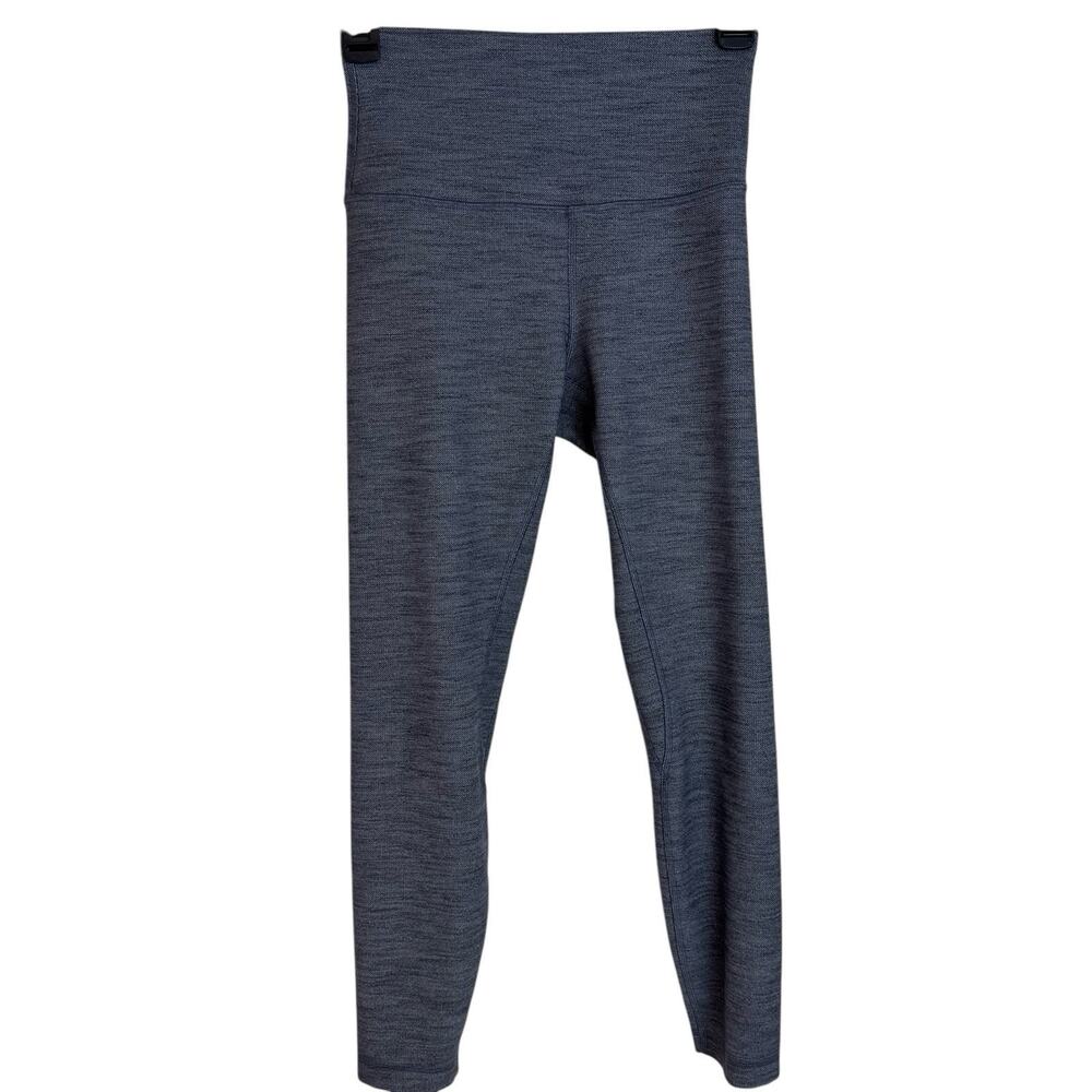Women’s Lululemon Align Pant II 25" Size 6 Heathered Black/White Retail $98 Yoga
